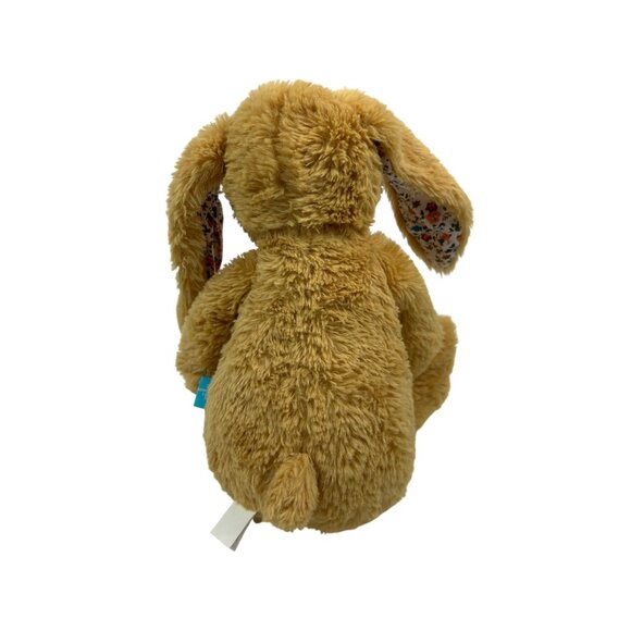 Manhattan Toy Pattern Pals Brown Bunny Rabbit Plush 12" Floral Flower Ears - Picture 4 of 9
